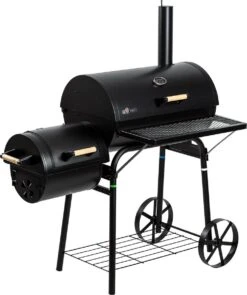 El Fuego Dakota - Barbecue - Smoker - Zwart - Grilloppervlak 66 X 41 Cm - Afmeting 132,5 X 66 X 122 Cm -Barbecue Grill Winkel 1005x1200 1