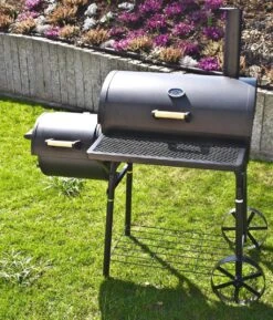 El Fuego Dakota - Barbecue - Smoker - Zwart - Grilloppervlak 66 X 41 Cm - Afmeting 132,5 X 66 X 122 Cm -Barbecue Grill Winkel 1025x1200