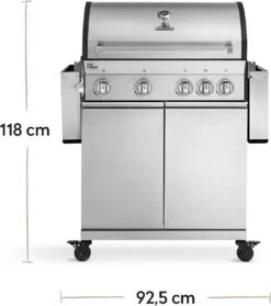 Burnhard Gas BBQ Big FRED Deluxe - 4 Branders - Incl. Keramische Infraroodbrander & Afdekhoes - Deluxe 26 Burnhard Gas BBQ Big FRED Deluxe - 4 Branders - Incl. Keramische Infraroodbrander & Afdekhoes - Deluxe -Barbecue Grill Winkel 1061x1200