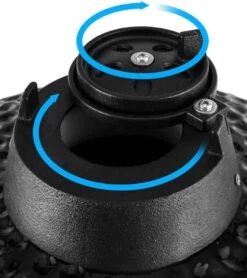 Patton Kamado Grill 13" - Keramisch - Kookoppervlak Ø 28 - Mat Zwart -Barbecue Grill Winkel 1066x1200