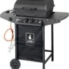Halifax Gasbarbecue 5,5 KW - Buitenkeuken Met Lavasteen Grillplaat En Gaspit - 100x98 Cm 2 Halifax Gasbarbecue 5,5 KW - Buitenkeuken Met Lavasteen Grillplaat En Gaspit - 100x98 Cm -Barbecue Grill Winkel 1068x1200