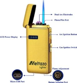 MELTAZO Elektrische Aansteker, Aansteker Gas, Electric Lighter, Gasaansteker Navulbaar, Elektronische Aansteker, Aansteker Plasma, Aansteker Vuurwerk, USB Aansteker Plasma, 2-in-1 Aansteker Voor Sigaretten Camping Kaarsen - 2023 Editie 10 MELTAZO Elektrische Aansteker, Aansteker Gas, Electric Lighter, Gasaansteker Navulbaar, Elektronische Aansteker, Aansteker Plasma, Aansteker Vuurwerk, USB Aansteker Plasma, 2-in-1 Aansteker Voor Sigaretten Camping Kaarsen - 2023 Editie -Barbecue Grill Winkel 1111x1200