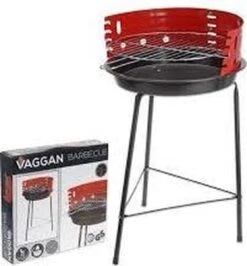 Houtskoolbarbecue Ø33 Cm | Verstelbare Grill BBQ | Halfopen | Zwart / Rood -Barbecue Grill Winkel 1116x1200 1