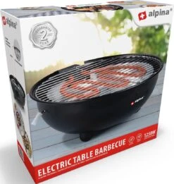 Alpina Elektrische BBQ - Tafel-Barbecue - Geen Rook - Binnen Barbecueën - 1250W - Ø 30 Cm - Zwart 20 Alpina Elektrische BBQ - Tafel-Barbecue - Geen Rook - Binnen Barbecueën - 1250W - Ø 30 Cm - Zwart -Barbecue Grill Winkel 1137x1200 1