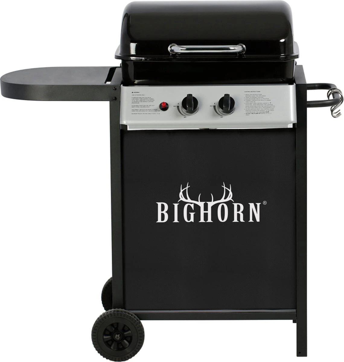 Bighorn Gasbarbecue En Grill – 2 Branders – Zwart 3 Bighorn Gasbarbecue En Grill – 2 Branders – Zwart
