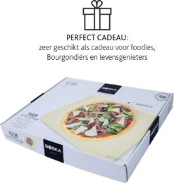 Boska Pizzasteen Deluxe Rechthoek - Voor De Oven - Knapperige Pizza's - 40x32 Cm - BBQ Accessoires -Barbecue Grill Winkel 1142x1200 2