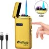 MELTAZO Elektrische Aansteker, Aansteker Gas, Electric Lighter, Gasaansteker Navulbaar, Elektronische Aansteker, Aansteker Plasma, Aansteker Vuurwerk, USB Aansteker Plasma, 2-in-1 Aansteker Voor Sigaretten Camping Kaarsen - 2023 Editie -Barbecue Grill Winkel 1156x1200 2
