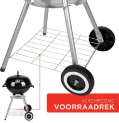 BBQ Collection Houtskoolbarbecue - Kogelbarbecue 45 X 60 Centimeter - Ronde Barbecue - Barbecue Op Wielen - Zwart - Metaal -Barbecue Grill Winkel 1169x1200 1