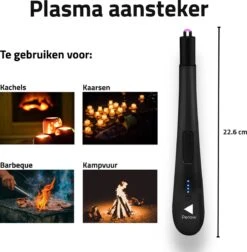 Oplaadbare Lange Elektrische Aansteker - Zwart - Duurzame Plasma Aansteker - Inclusief Cadeauverpakking - BBQ - Kaarsen 14 Oplaadbare Lange Elektrische Aansteker - Zwart - Duurzame Plasma Aansteker - Inclusief Cadeauverpakking - BBQ - Kaarsen -Barbecue Grill Winkel 1177x1200