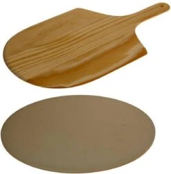 Merkloos Excellent Houseware Pizza-baksteen - Met Pizza-schep -Barbecue Grill Winkel 1179x1200 2