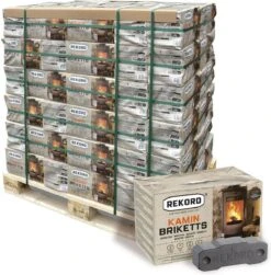 Merkloos Rekord Bruinkool Briketten 1x 18 Stuks - Briketten - Haardhout- Kachel- Lignite - 10 Kg. -Barbecue Grill Winkel 1180x1200 3