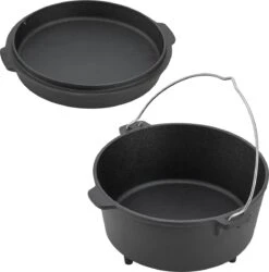 Dutch Oven Enkhuizen Met Deksel Gietijzer Zwart 4,2 L -Barbecue Grill Winkel 1187x1200 3