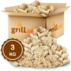 Aanmaakkrullen Voor BBQ Of Kachel | 3kg ECO FSC Gecertificeerd Aanmaakhout Barbecue - Biologisch En Duurzaam Aanmaakwokkels - Houtwol Wokkels - Barbeque Aansteker - Aanmaakblokjes - Accessoires - Ongeveer 240 Krullen 15 Aanmaakkrullen Voor BBQ Of Kachel | 3kg ECO FSC Gecertificeerd Aanmaakhout Barbecue - Biologisch En Duurzaam Aanmaakwokkels - Houtwol Wokkels - Barbeque Aansteker - Aanmaakblokjes - Accessoires - Ongeveer 240 Krullen -Barbecue Grill Winkel 1195x1200 5