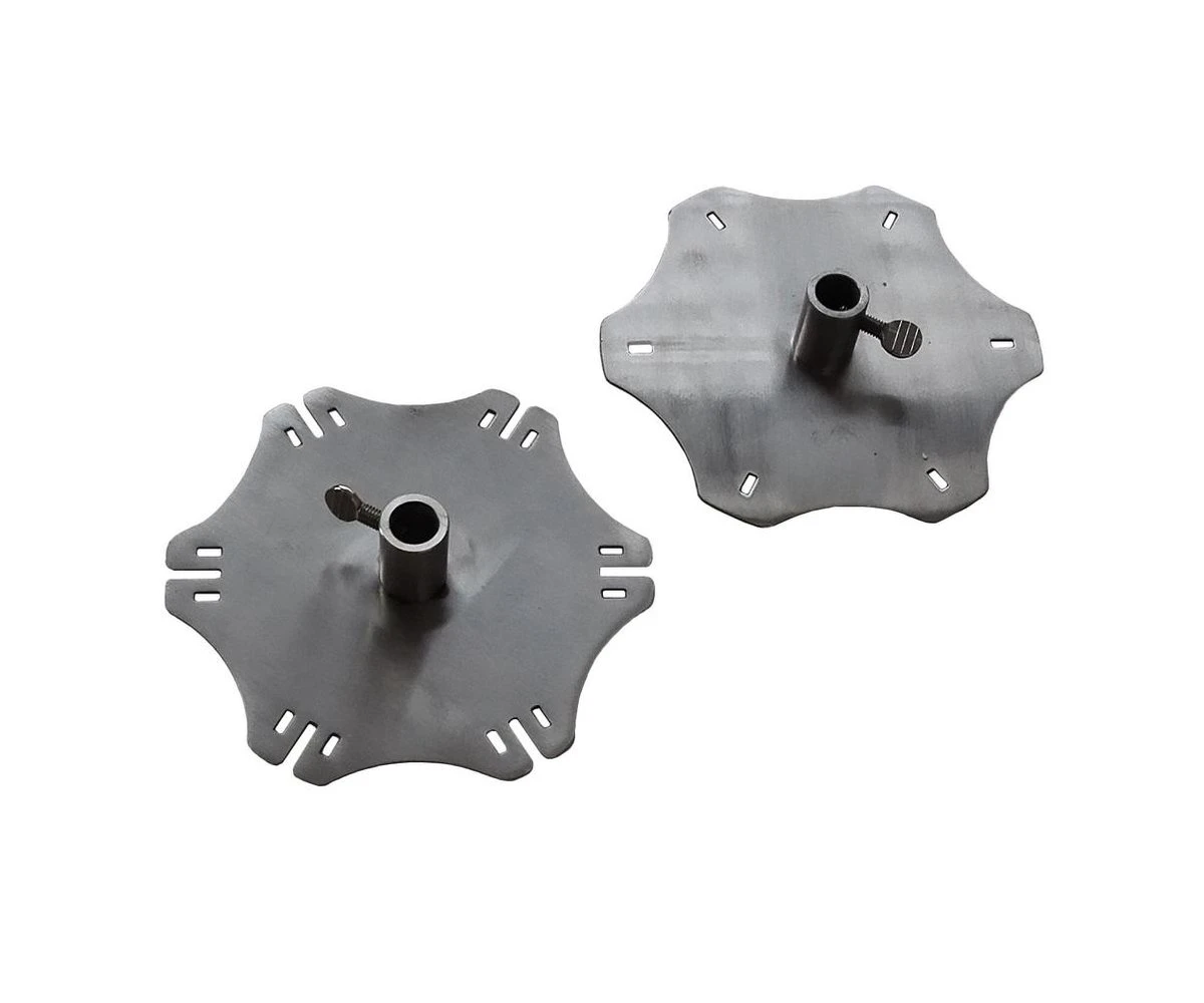 BBQ Rotisserie Kebab Spiezen Set (universele Set Geschikt Voor De Meeste Rotisseries / BBQ Spitten) 5 BBQ Rotisserie Kebab Spiezen Set (universele Set Geschikt Voor De Meeste Rotisseries / BBQ Spitten) - Afbeelding 3