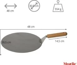 Pizzaschep 30 Cm Voor Oven Of BBQ - Rond - RVS - Met Houten Handvat 9 Pizzaschep 30 Cm Voor Oven Of BBQ - Rond - RVS - Met Houten Handvat -Barbecue Grill Winkel 1200x1007 1