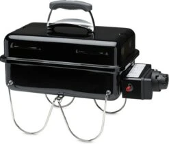 Weber Go-Anywhere Gas Barbecue - 41x26 Cm - Roestvrijstalen Branders - Gasregelkop - Incl. Deksel -Barbecue Grill Winkel 1200x1024
