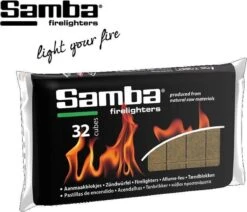 Samba Aanmaakblokjes Bruin (32 Stuks) - Milieuvriendelijk -Barbecue Grill Winkel 1200x1028 2