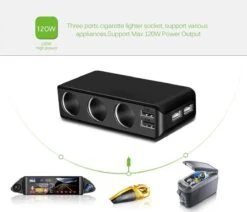 WiseGoods - Premium Auto Sigarettenaansteker Splitter - 4 Poorten USB - Autolader USB - Autolader Splitter - 12V Splitter -Barbecue Grill Winkel 1200x1031 1