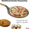 Pizzaschep 30 Cm Voor Oven Of BBQ - Rond - RVS - Met Houten Handvat -Barbecue Grill Winkel 1200x1033 1