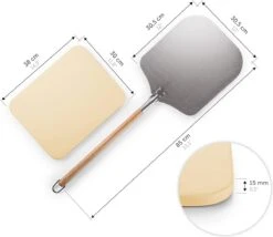 Blumtal - Pizzasteen Met XL Pizza Schep - Professionele Pizza Set - Cordieriet Pizza Stone -Barbecue Grill Winkel 1200x1039 1