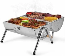 BBQ Collection Houtskoolbarbecue - Cilinder - Chroom -Barbecue Grill Winkel 1200x1046