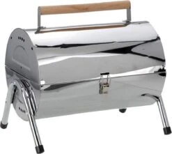 BBQ Collection Houtskoolbarbecue - Cilinder - Chroom -Barbecue Grill Winkel 1200x1072