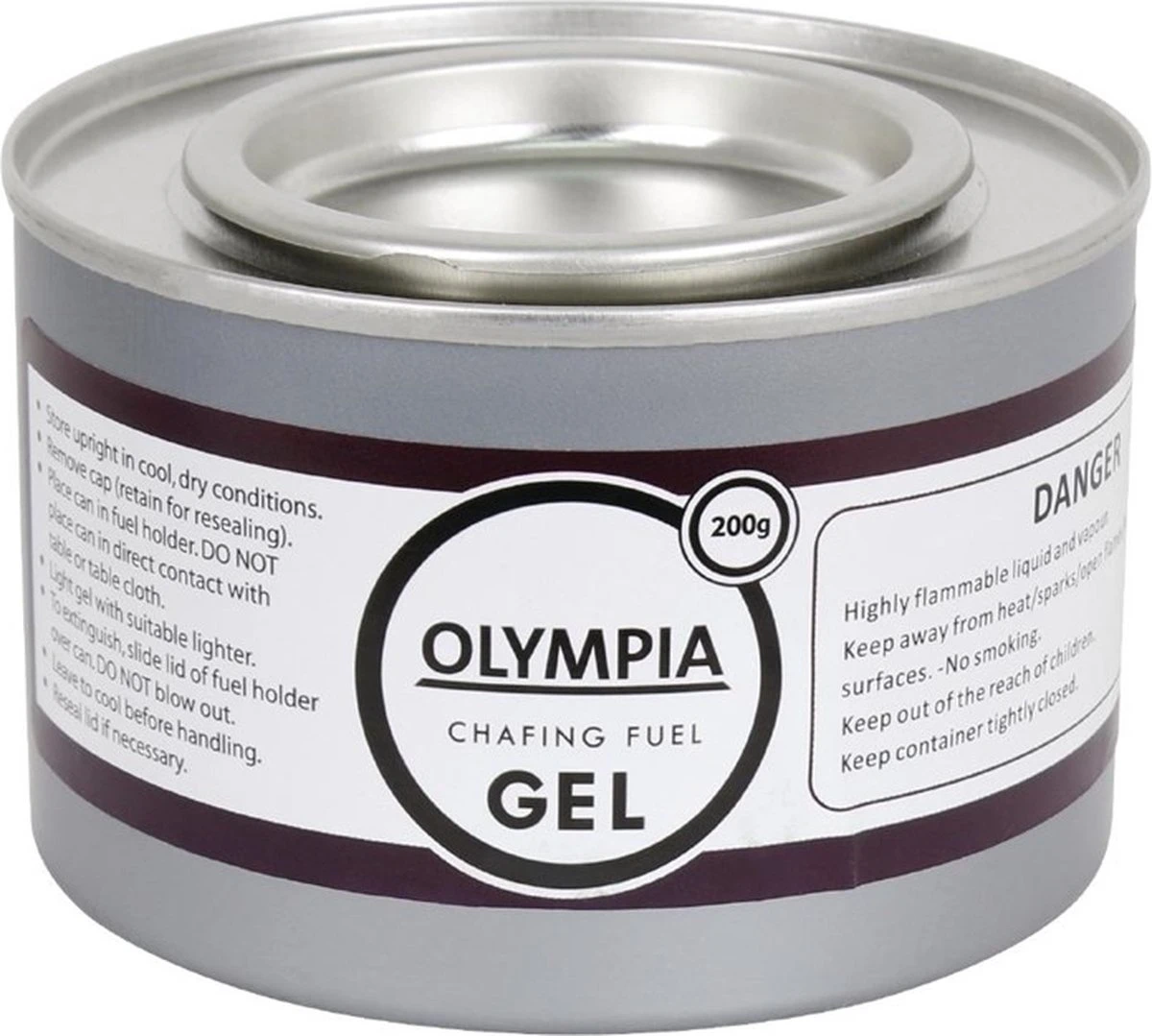Olympia Brandpasta Gel In Blikjes A 200 Gram (6 Stuks) - Bio-ethanol Brandgel 3 Olympia Brandpasta Gel In Blikjes A 200 Gram (6 Stuks) - Bio-ethanol Brandgel