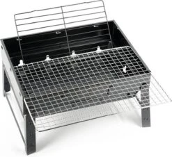Merkloos Decopatent® Portable Houtskool BBQ - Barbecue - Inklapbaar - Barbecue Houtskool - Tafel Grill - Camping - Strand - Festival - Park -Barbecue Grill Winkel 1200x1099 1
