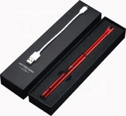 Oplaadbare Lange Dunne Elektrische Aansteker - Duurzame Plasma Aansteker - Inclusief Cadeauverpakking - BBQ – Kaarsen – Rood -Barbecue Grill Winkel 1200x1101