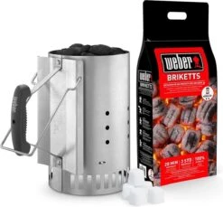 Weber Brikettenstarterset -Barbecue Grill Winkel 1200x1113 1