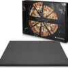 Navaris Pizzasteen XL Voor Oven En Barbecue - Rechthoekige Pizzaplaat 38 X 30 Cm - Inclusief Receptenboek - Keramisch Geglazuurd - Zwart -Barbecue Grill Winkel 1200x1123 1