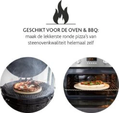 Boska Pizzasteen Deluxe - Voor Oven & BBQ - Knapperige Pizza's - Ø 29.5 Cm - BBQ Accessoires 23 Boska Pizzasteen Deluxe - Voor Oven & BBQ - Knapperige Pizza's - Ø 29.5 Cm - BBQ Accessoires -Barbecue Grill Winkel 1200x1131 1