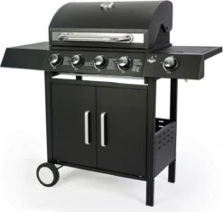 El Fuego San Angelo 4.1 Gasbarbecue - 5 Branders - Zwart -Barbecue Grill Winkel 1200x1143 1