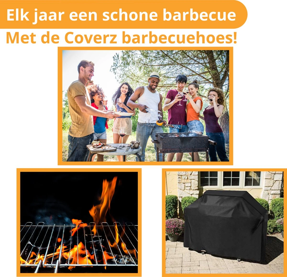Waterdichte BBQ Hoes - Premium 145x61x117 Cm Barbecue Beschermhoes - Cover 8 Waterdichte BBQ Hoes - Premium 145x61x117 Cm Barbecue Beschermhoes - Cover - Afbeelding 6