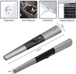 Allkinds Lange Elektrische Plasma Aansteker - USB Oplaadbaar - Vlamloze Elektrische Aansteker Voor Keuken, Kaars, BBQ Of Openhaard - Zwart - In- En Outdoor - Chique Design 11 Allkinds Lange Elektrische Plasma Aansteker - USB Oplaadbaar - Vlamloze Elektrische Aansteker Voor Keuken, Kaars, BBQ Of Openhaard - Zwart - In- En Outdoor - Chique Design -Barbecue Grill Winkel 1200x1162 2