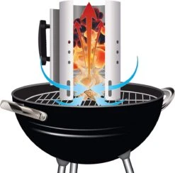 Kolen Starter GROOT - Brikettenstarter Met Veiligheidshandgreep - Snelstarter Voor Barbecue - BBQ Houtskool Starter -Barbecue Grill Winkel 1200x1187 8