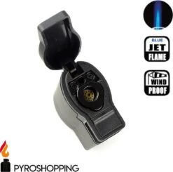 Pyroshopping Blackline Stormaansteker Rubber Hervulbare Gasaansteker Zwart -Barbecue Grill Winkel 1200x1191 7