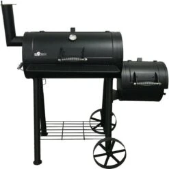 Fire Beam Houtskool Barbecue - Grilloppervlak (LxB) 35 X 66 Cm - Smoker - Zwart -Barbecue Grill Winkel 1200x1194 1