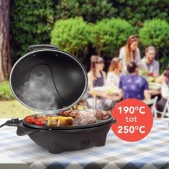 KitchenBrothers Elektrische BBQ - Met Grillplaat - Anti-aanbaklaag - Incl. Plank/Houders - Grilloppervlak 46,5x33,8cm - Tot 300°C - 2400W - Zwart 21 KitchenBrothers Elektrische BBQ - Met Grillplaat - Anti-aanbaklaag - Incl. Plank/Houders - Grilloppervlak 46,5x33,8cm - Tot 300°C - 2400W - Zwart -Barbecue Grill Winkel 1200x1200 134