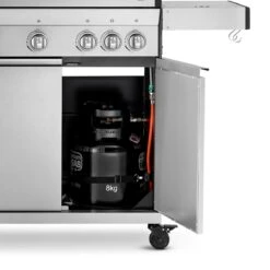 Burnhard Gas BBQ Big FRED Deluxe - 4 Branders - Incl. Keramische Infraroodbrander & Afdekhoes - Deluxe 27 Burnhard Gas BBQ Big FRED Deluxe - 4 Branders - Incl. Keramische Infraroodbrander & Afdekhoes - Deluxe -Barbecue Grill Winkel 1200x1200 152