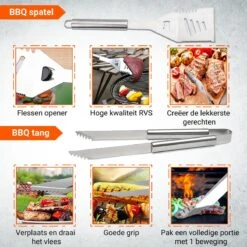 BBQ Accesoires Gereedschapset Koffer Set Tang Borstel Schort Barbecue Dagdeals - Chef Cook BBQ Accessoires Set 17 BBQ Accesoires Gereedschapset Koffer Set Tang Borstel Schort Barbecue Dagdeals - Chef Cook BBQ Accessoires Set -Barbecue Grill Winkel 1200x1200 167