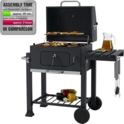 Tepro Toronto Click Barbecue Bbq Houtskool - Grilloppervlak (LxB) 56 X 42 Cm - Met Thermometer In De Deksel - RVS - Houtskoolbarbecue 9 Tepro Toronto Click Barbecue Bbq Houtskool - Grilloppervlak (LxB) 56 X 42 Cm - Met Thermometer In De Deksel - RVS - Houtskoolbarbecue -Barbecue Grill Winkel 1200x1200 198