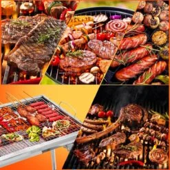 Uten - Houtskoolbarbecue - Opvouwbare Barbecue - Houtskoolbarbecues - Draagbare Camping Barbecue - 430 Roestvrij Staal Grill BBQ - 5-10 Persoon Tuin Buitenfeest - Zilver 15 Uten - Houtskoolbarbecue - Opvouwbare Barbecue - Houtskoolbarbecues - Draagbare Camping Barbecue - 430 Roestvrij Staal Grill BBQ - 5-10 Persoon Tuin Buitenfeest - Zilver -Barbecue Grill Winkel 1200x1200 213