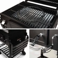 Alice's Garden Houtskool BBQ Bernard - Smoker - Verstelbare Houtskoolbak - Zwart -Barbecue Grill Winkel 1200x1200 229