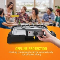 Aigostar Lava 30LDQ - Elektrische Grill - BBQ - Tafel Barbecue - Grilloppervlakte 41 X 24 Cm - 2000 Watt 11 Aigostar Lava 30LDQ - Elektrische Grill - BBQ - Tafel Barbecue - Grilloppervlakte 41 X 24 Cm - 2000 Watt -Barbecue Grill Winkel 1200x1200 247