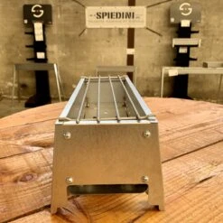 Spiedini Saté-bbq Bali 40 Mini - Kleine, Smalle Houtskoolbarbecue Met Horizontaal Rooster Voor Sate Of Andere Spiesjes - 40 Cm Lang, 11 Cm Breed, 14 Cm Hoog - Ideaal Voor Tuin- Of Open Haard, Of Balkon - Materiaal: Gealuminiseerd Ijzer -Barbecue Grill Winkel 1200x1200 31