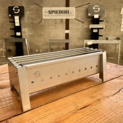 Spiedini Saté-bbq Bali 40 Mini - Kleine, Smalle Houtskoolbarbecue Met Horizontaal Rooster Voor Sate Of Andere Spiesjes - 40 Cm Lang, 11 Cm Breed, 14 Cm Hoog - Ideaal Voor Tuin- Of Open Haard, Of Balkon - Materiaal: Gealuminiseerd Ijzer -Barbecue Grill Winkel 1200x1200 34