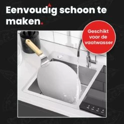 GrillX Pizzaschep Met Pizzasnijder - 30cm - In Luxe Doos - Pizzaspatel Voor BBQ & Oven - BBQ Accesoires Gereedschap -Barbecue Grill Winkel 1200x1200 407