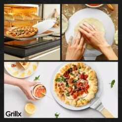 GrillX Pizzaschep Met Pizzasnijder - 30cm - In Luxe Doos - Pizzaspatel Voor BBQ & Oven - BBQ Accesoires Gereedschap -Barbecue Grill Winkel 1200x1200 411