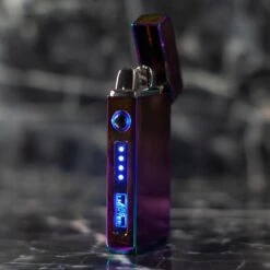 Merkloos Cuberna Elektrische Plasma USB Aansteker Met Batterij Indicator Rainbow - Wind En Storm Bestendig - Geschikt Voor Kaarsen, Vuurwerk, Sigaretten En BBQ -Barbecue Grill Winkel 1200x1200 516